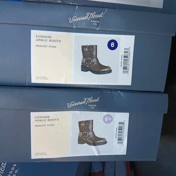 NEW Women's Connor Harness Buckle Ankle Boots - Universal Thread™ Brown - Picture 10 of 10